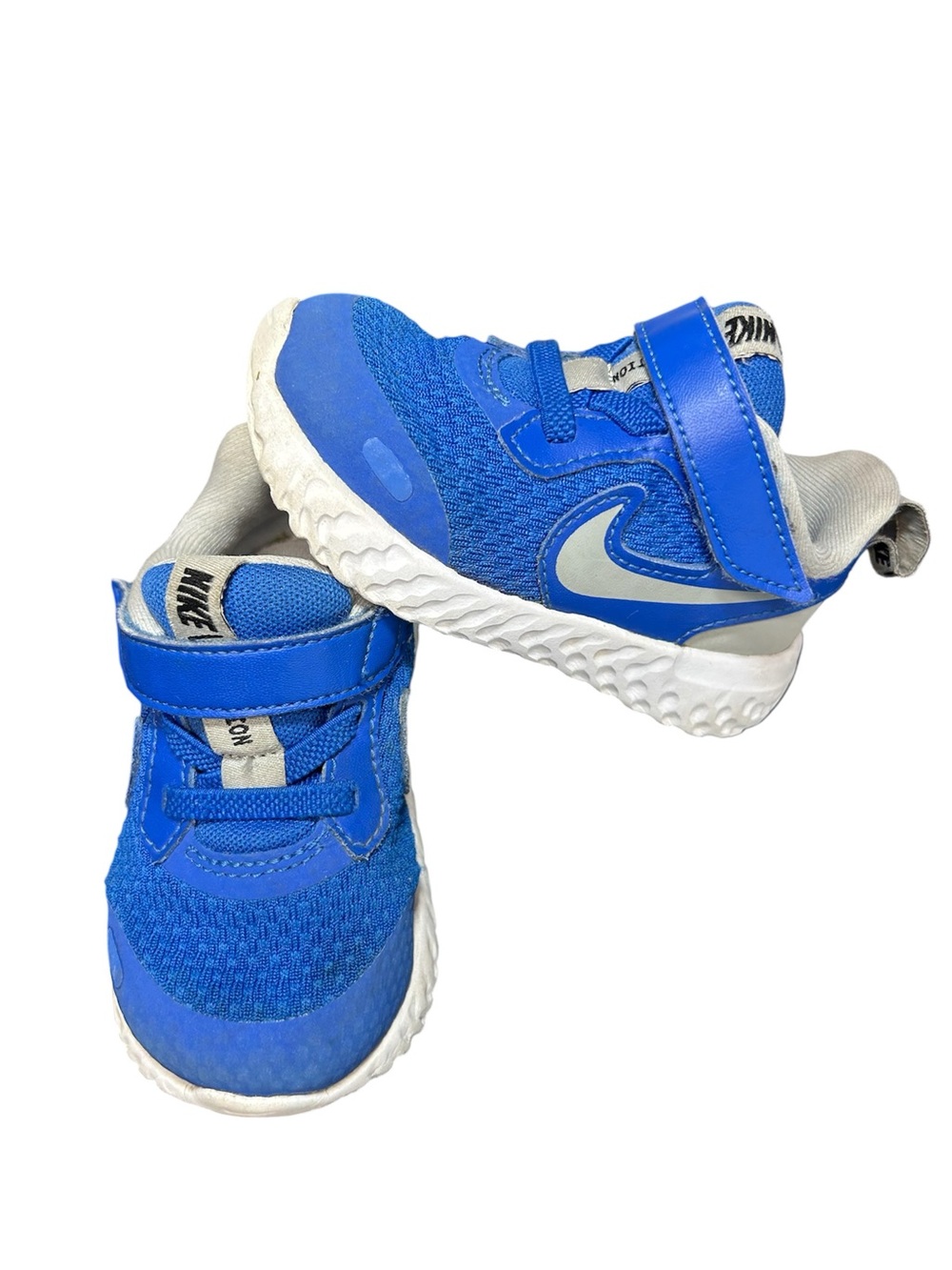 Nike Revolution Toddler Blue Mesh Sneakers, size 5C